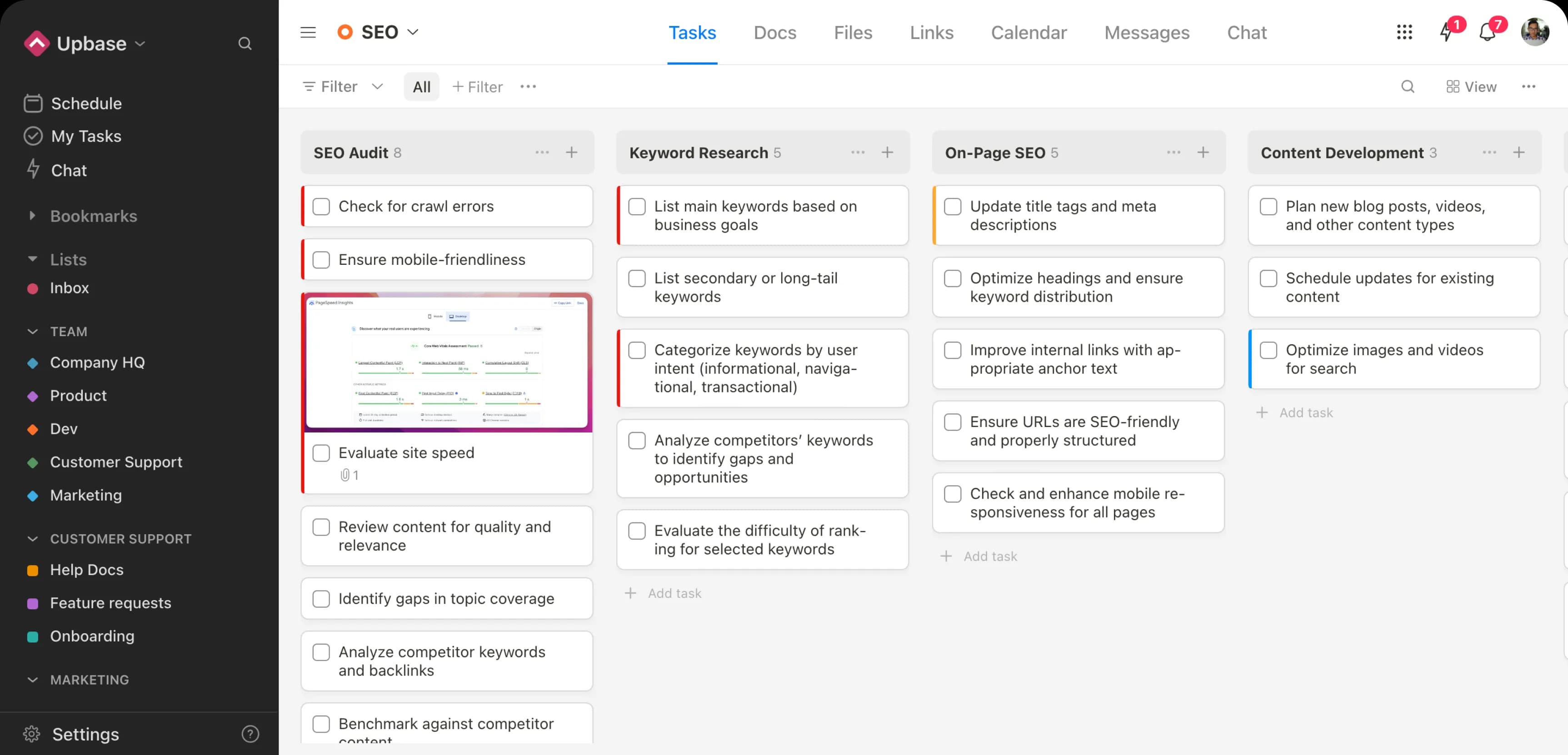 Upbase: Project Management Tool for Agencies & Client Work