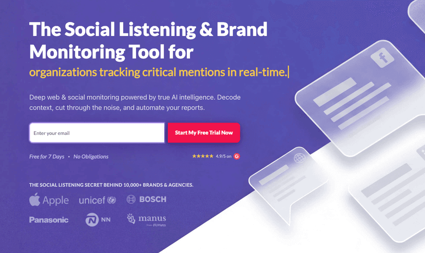 BrandMentions - AI Social Listening & Brand Monitoring Tool