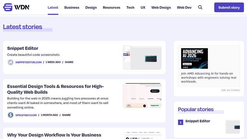 Web Designer News