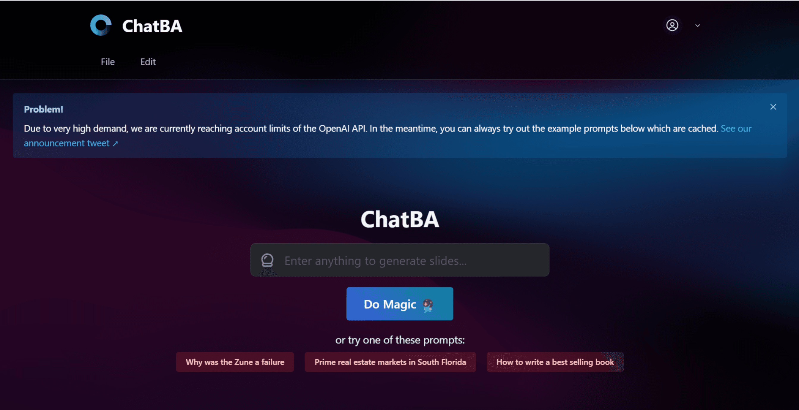 ChatBA
